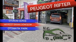 PEUGEOT RIFTER HAYALET EKRAN VE OTONOM SÜRÜŞ [upl. by Sirrap]