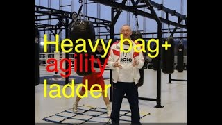 Heavy bag  agility ladder [upl. by Ludlew441]