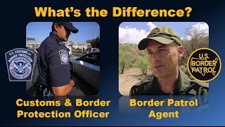 Differences CBP Officers vs Border Patrol Agents [upl. by Euqinmod]