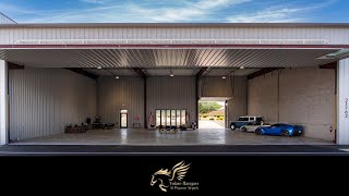 80x80 EXECUTIVE HANGARHANGAR HOME  Volare Hangars at Pegasus Airpark 5AZ3 [upl. by Yand]