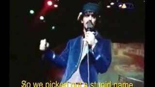 Joe´s Garage by Frank Zappa with subtitles on the screen [upl. by Omari570]