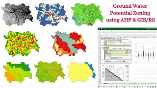 Identification of Groundwater Potential Zone using GISRemote Sensing Techniques and AHP Part1 [upl. by Ymiaj]