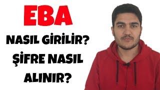 EBAYA NASIL GİRİLİR EBA ŞİFRESİ NASIL ALINIR EBA NEDİR UZAKTAN EĞİTİM NASIL OLACAK [upl. by Edijabab899]