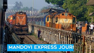 MANDOVI EXPRESS Train Journey Train Videos [upl. by Nerin]