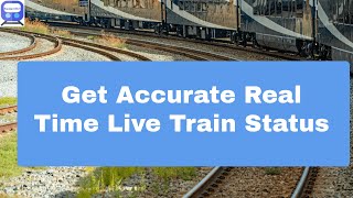 Train running status  Find  Spot your train live status  How to check current location of train [upl. by Gussy]