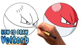 How to Draw Voltorb from Pokemon Go  Very Rare NARRATED [upl. by Aek]