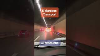 Irizar emobility  Elektrobus Transport  Gubrist Tunnel Kanton Zürich Schweiz 2022  shorts [upl. by Zigmund]