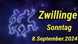 horoskop Zwillinge Sonntag 8 September 2024 [upl. by Latsyrc567]