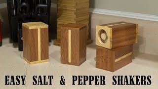 Easy Gift Project Salt And Pepper Shakers  215 [upl. by Karlene]