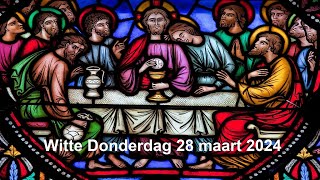 St Antoniuskerk Waalwijk WITTE DONDERDAG 28032024 HMis aanvang 1900u [upl. by Eelyek987]