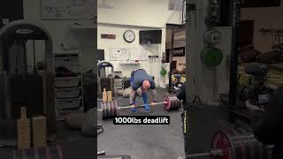 454kg1000lbs DEADLIFT [upl. by Conard]