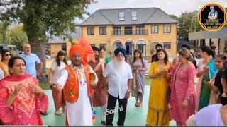 Diljit wedding Nanka Mail gidhaa Bhangra [upl. by Onid51]