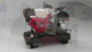 VMAC 30 CFM Gas Driven Air Compressor Demo Video [upl. by My]