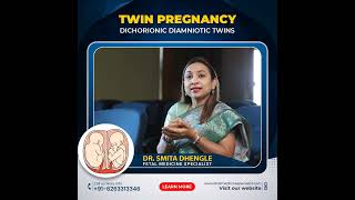 Dichorionic Diamniotic Twin  Twins Pregnancy [upl. by Dalston607]