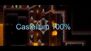 Castellum 100 EXTREME PLAT DEMON By Orelu Geometry Dash 22 [upl. by Etnoel622]