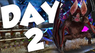 INSANE Base Progress on our OP Sewer Cave Day 2  ARK PvP [upl. by Isaacson722]