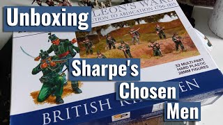 Unboxing Napoleonic British Riflemen  Sharpes Chosen Men  Wargames Atlantic  Hobby Chat [upl. by Sorel490]