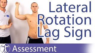 Lateral Rotation Lag Sign⎟Infraspinatus Weakness [upl. by Aik]