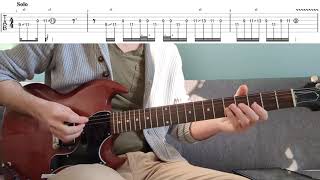 Must Learn Guitar SOLO to improve your Blues Skills Fenton Robinson  I Had True Love TABS below [upl. by Meyer]