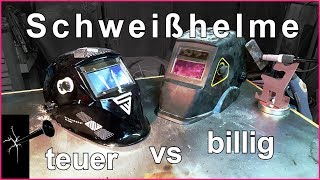 teurer vs billiger Schweisshelm [upl. by Anyrak654]