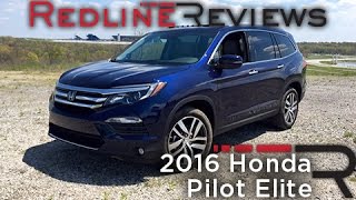 2016 Honda Pilot Elite – Redline Review [upl. by Sillihp]