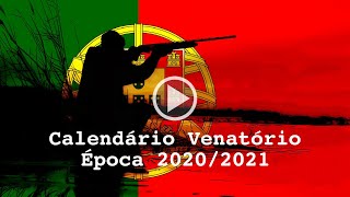 Calendário venatório 202021 [upl. by Agn37]