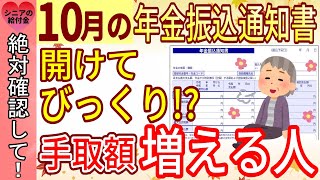 【令和6年10月から】年金振込通知書を開けてびっくり！？年金振込通知書から年金の手取り額を増やす簡単な方法と年金支給日に良く売れるものをランキング形式で徹底解説！！ [upl. by Botti]