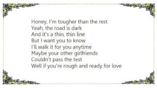 Emmylou Harris  Tougher Than the Rest Lyrics [upl. by Airotal115]