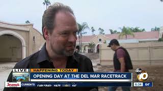 Del Mar Racetrack trainer speaks on 2019 Opening Day [upl. by Narud]