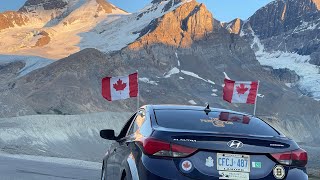 Beautiful Mountains JASPER National Park Canada 4K ICEFIELDS PARKWAY [upl. by Kcuhc]