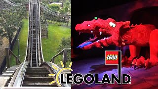 LEGOLAND Florida Roller Coasters Front Seat POV [upl. by Inaj530]