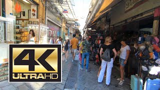 Greece Monastiraki Flea Market in Athens Watch in 4K [upl. by Pickens604]