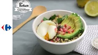 De granenmix bowl  een superfood recept [upl. by Tadio]