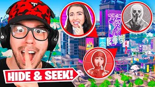 Mega City HIDE AND SEEK with MY GIRLFRIEND Fortnite [upl. by Flight534]