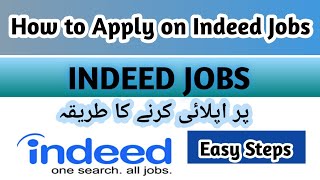 How to Apply indeed jobs in Mobile  How to Apply Indeed Job [upl. by Gregorius]