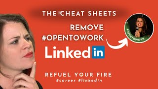 How to remove LinkedIn open to work photo frame  LinkedIn profile tips  Lauren Kress [upl. by Charissa]