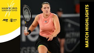 HEO 2023  WTA R32  MATCH HIGHLIGHTS Jule Niemeiervs Ella Seidel [upl. by Adgam420]