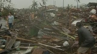 Philippines super typhoon Haiyan Devastating pictures emerge from Tacloban [upl. by Mickie]