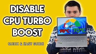 Overheating Laptop  Disable CPU Turbo Boost Windows 11  Windows 10  2022 [upl. by Japha496]