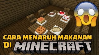 Cara Menaruh Makanan Menjadi Block Di Minecraft😱 [upl. by Anitirhc]