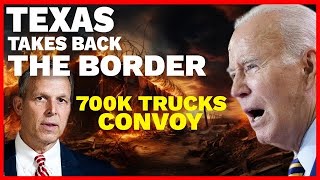 JUST NOW TEXAS RESPONDS to BIDEN  GOV ABBOTT NO Federal Agents  Texas Border Crisis Convoy [upl. by Soinotna]