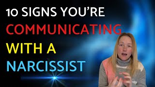 10 Signs Youre Communicating With A Narcissist [upl. by Illona848]