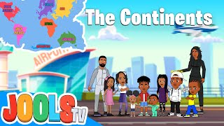 The Continents  Nursery Rhymes  Kids Songs  Jools TV Trapery Rhymes [upl. by Lennaj313]