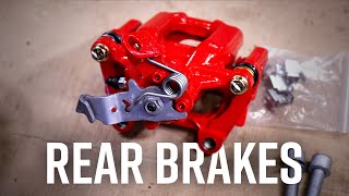 MK6 VW GTI Rear Brake Caliper Removal and Replacement [upl. by Ambrose]