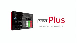 Sound Card  MX1 Plus Portable Webcast Sound Card [upl. by Aztiley]