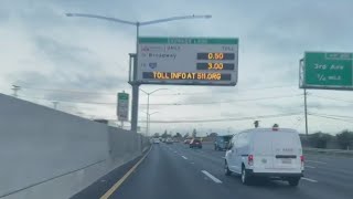 Express lanes open on US Highway 101 along Peninsula [upl. by Heinrich]