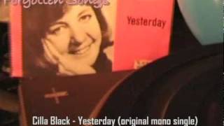 Cilla Black  Yesterday original mono single [upl. by Atnim]