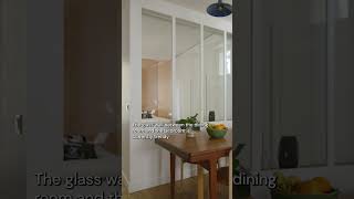 Lightfilled Paris Apartment Renovation smallapartment glasspartition [upl. by Ulland]