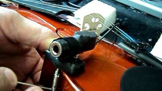 violin active pickup instalation [upl. by Haliek]