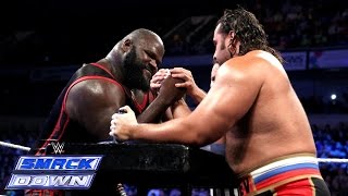 Mark Henry vs Rusev  International Arm Wrestling Contest SmackDown September 12 2014 [upl. by Intisar]